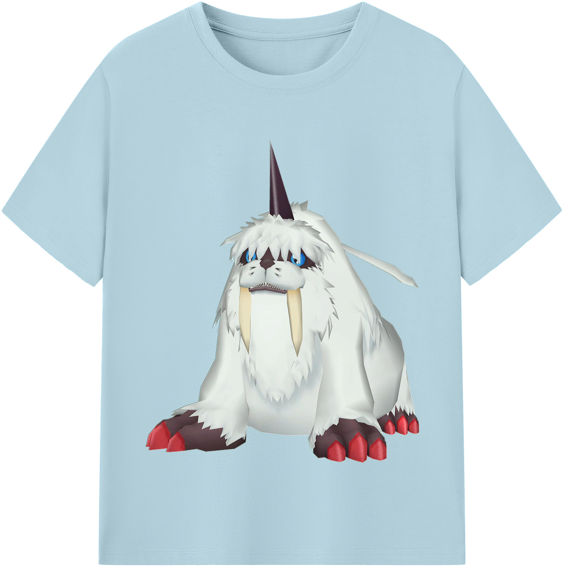 （画像用） Digimon デジタルモンスター/デジモン 綿100％半袖Tシャツ（フロントプリント）